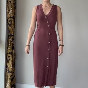 Mauve maxi dress